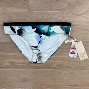 CALIA by Carrie Underwood Women's Wide Banded Printed Bikini Bottoms NEW